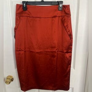 NY & Co Satin Pencil Skirt Size 10